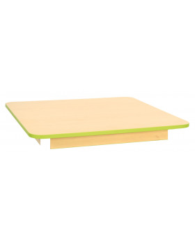 Blat masă 18 mm, Arțar - pătrat 80x80 cm, verde