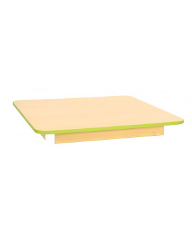 Blat masă 18 mm, Arțar - pătrat 80x80 cm, galben