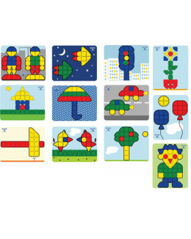 Super-mozaic piese - carduri cu modele 2