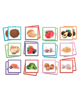 Maxi joc de memorie cu imagini - Mâncare sănătoasă