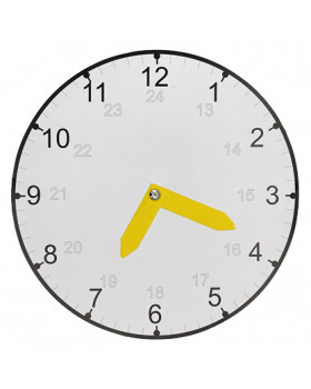 Ceas pentru școala- alb-negru (21 x 21 cm)