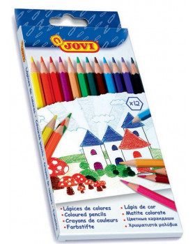 Creioane colorate JOVI, 12 buc.
