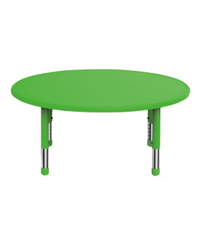 Blat masă din plastic - Cerc - verde