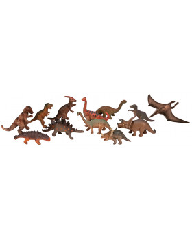 Animale din plastic - Dinozauri - 12 buc.