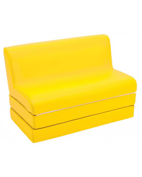 Canapea extensibilă SOFT-galben
