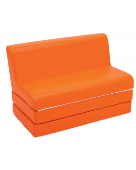 Canapea extensibilă SOFT-portocaliu