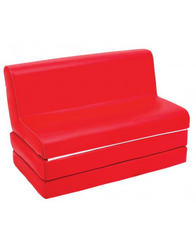 Canapea extensibilă SOFT-roșu