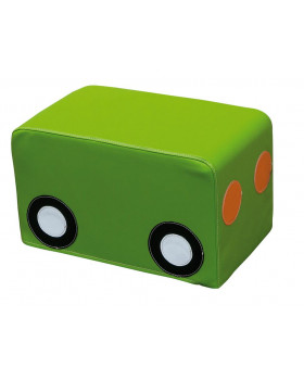 Vagon verde pentru mașina din spumă