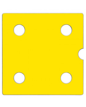 Ușă Numeric 4 - galben