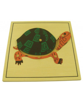 Puzzle incastru - Broască țestoasă