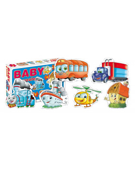 BABY Puzzle- Mijloace de transport