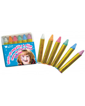 Creioane colorate pentru față și corp - sidefat