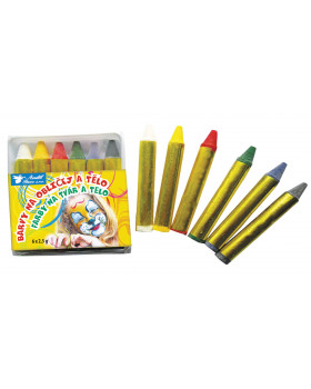 Creioane colorate pentru față și corp - basic
