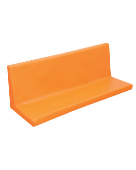 Pernuță cu spătar pentru dulapul KS31 - cu spătar lat - portocaliu