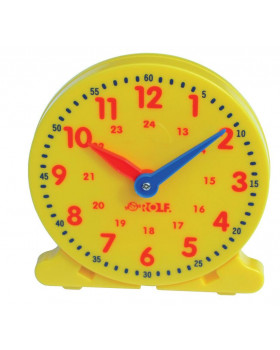 Ceas pentru școală-galben - Ø 14 cm