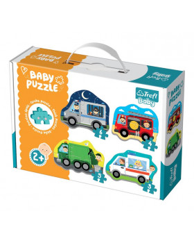Baby puzzle- Vehicule de intervenție (2+)