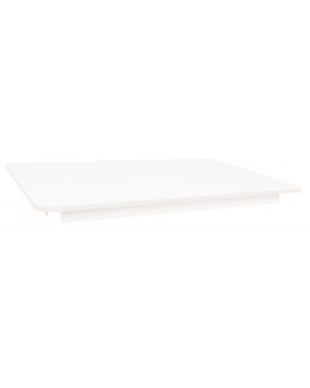Blat masă 18 mm, ALB - dreptunghi 125x80 cm, cant alb