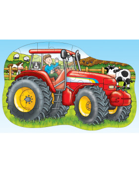 Puzzle mare de podea - Tractor