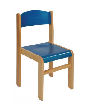 Scaun din lemn FAG-31-albastru