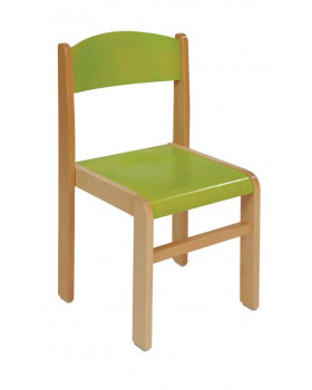Scaun din lemn FAG-31-verde