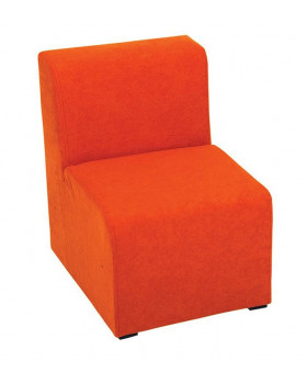 Canapea simplă-portocaliu