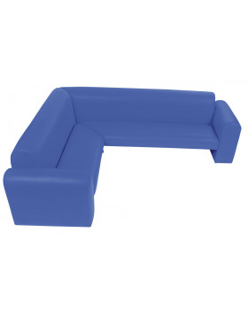 Canapea de colț “Exclusive“-albastru