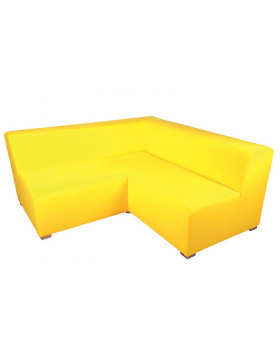 KOMBI - Canapea de colț-galben
