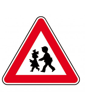 Vestă cu semn rutier - Atenție, copii!