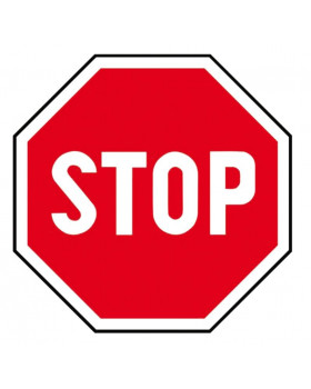 Vestă cu semn rutier - Stop!