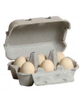 Ouă în cofraj - alb