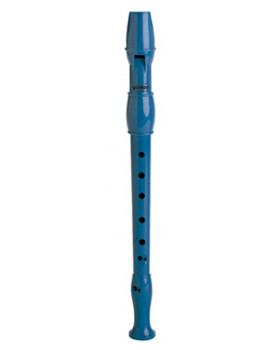Flaut din plastic-albastru