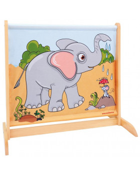 Paravan micuț cu animale-Elefant / Zebră