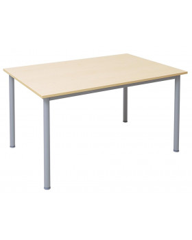 Masă de birou cu picioare din metal, 120 x 80 cm